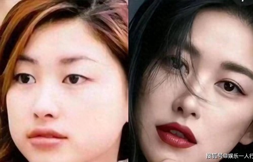 41岁朱珠沙漠红裙美出圈！真实原生脸曝光，整容前后差距一目了然