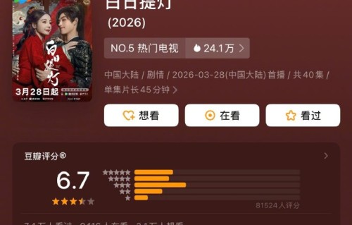 《白日提灯》豆瓣6.7分引争议，评分为何两级分化？