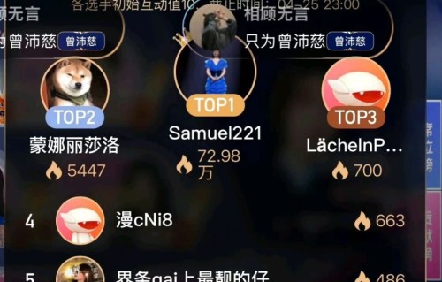 榜一大哥是老公！阚清子老公20分钟狂刷36万为妻冲榜，网友羡慕坏了