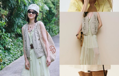 郁可唯这次海边写真体现了她哪些艺术特质的反差？|香奈儿（Chanel）|crocs|both|菀草壹|舞台