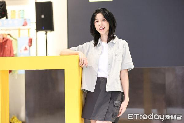 邵雨薇出席理品牌活动。（图／记者林敬旻摄）